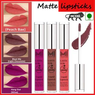 MI FASHION Mat Lipstick Combo Offers Liquid Smudge Proof Long Wearing Code no 1313