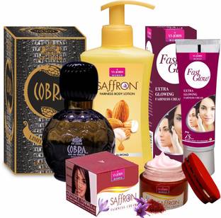 VI-JOHN Women Care Kit (SAFFRON ADVANCE 60ML & Body Lotion Milk Almond)
