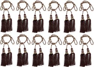 KUBER INDUSTRIES Brown Tassels