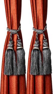 KUBER INDUSTRIES Grey Tassels