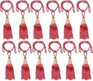 KUBER INDUSTRIES Pink Tassels