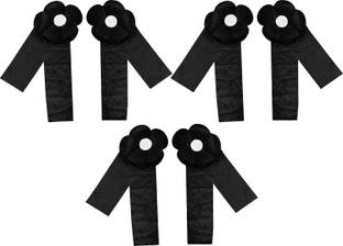 KUBER INDUSTRIES Black Tieback Hook Metal