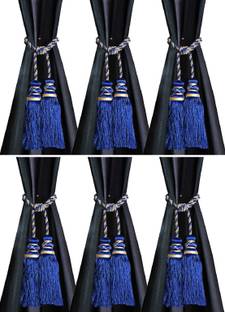 KUBER INDUSTRIES Blue Tassels