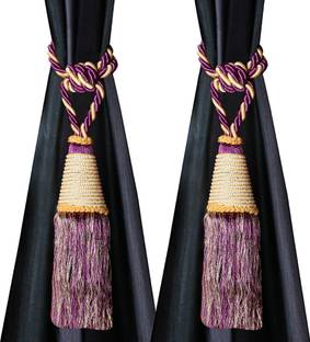 KUBER INDUSTRIES Purple Tassels