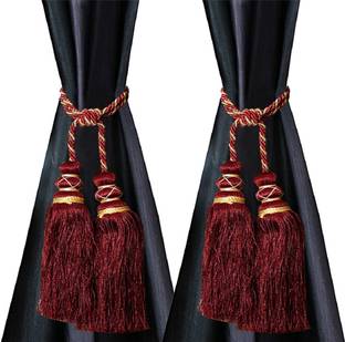 KUBER INDUSTRIES Maroon Tassels