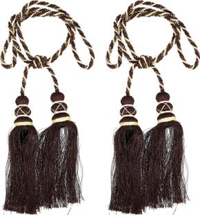 KUBER INDUSTRIES Brown Tassels