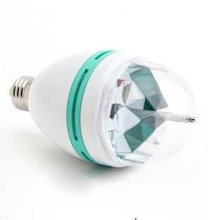 waxtron WAXTRON LED ROTATING BULB IN MULTI-COLOR-1 PC Single Disco Ball