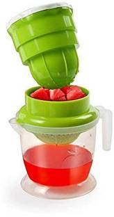 Toxham Plastic 2 in one Hand Press Manual Fruit juicer for Pomegranate and Lime Fresh Hand Juicer
