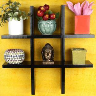 Maaz Handicrafts maaz-hash01 MDF (Medium Density Fiber) Wall Shelf