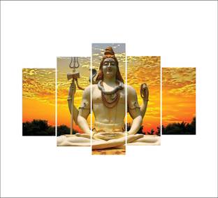 STANDARD 15 cm sp decals shiv shankar wall sticker (pvc vinyl covering area 58cm x 91CM) Self Adhesive Sticker