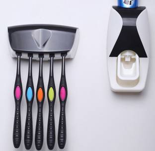 Jeval Toothpaste Holder Plastic Toothbrush Holder