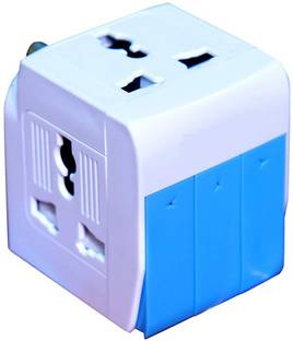SEASPIRIT Multi Plug with 3 Switches 3 Sockets and Indicator Three Pin Plug