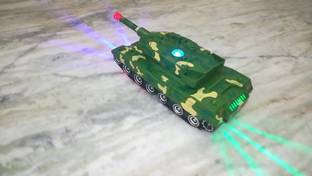 Whitewhale Electronic Robot Car Tank Deformation Robot Toy with Light, Music and Bump Function (Tank Robot) Toys for Boys/Toddlers/Kids