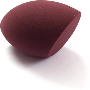 PLUSH WORLD FLAT ENDED BURGUNDY BEAUTY BLENDER