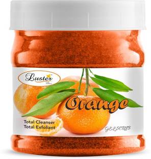 Luster Orange Face & Body Scrub, Smooth & Soft Skin, Extra Clean Exfoliant  Scrub