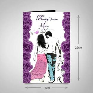 alwaysgift I'm Lucky you are mine Promise Day Greeting Card Greeting Card