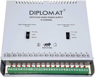 ELOVE 16 Channel Power Adapter Supply (SMPS) for CCTV Security Bullet & Dome Camera Worldwide Adaptor