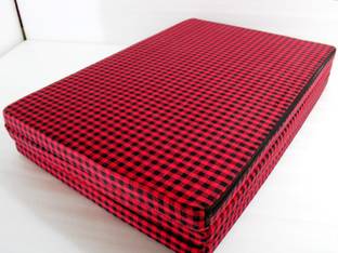 ROYAL COMFORT mattress 2.2 Red & Black 2 inch Single EPE Foam Mattress