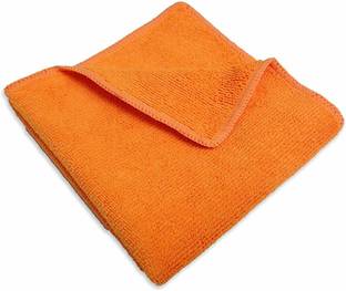 Flipkart SmartBuy Microfiber Napkin P1O Orange Cloth Napkins