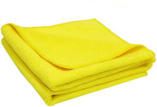 Flipkart SmartBuy Yellow,30X40CM,250GSM,PK2 Wet and Dry Microfiber Cleaning Cloth