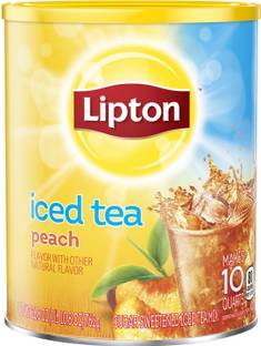 Lipton Sweetened Tea Mix ( Imported ) Peach Iced Tea Tin