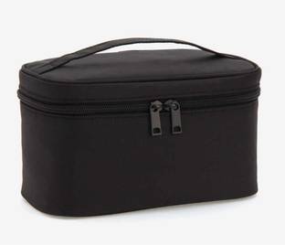 FosCadit Mini Travel Makeup Bag Cosmetic Bag Organizer Accessories Case Tools case with Brush Holder