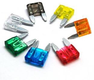 UDee Car Mini Fuse Blade Set Of 5 Pc Each 7 Kinds Of Mini Blade Fuses 10 Amp To 40 A Vehicle Fuse