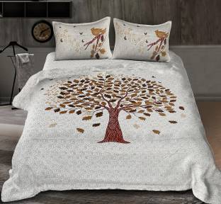 Rekha boutique Reversible Cotton Double Bed Cover