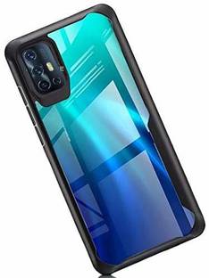 मोबिलव Back Cover Vivo V17 | Four Corner Hybrid Soft PC Anti Clear Gel TPU Bumper Case के लिए