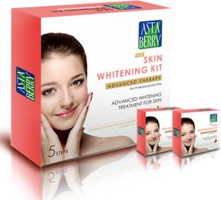 ASTABERRY Skin Whitening Facial Kit Pouch 12 SET - Advanced Therpy For Professional Use