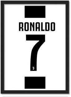 Ronaldo Jersey Framed Poster Paper Print
