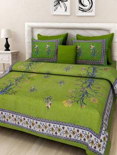 Botanic Cotton Double Bed Cover