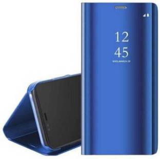 Shopsji Flip Cover for XIAOMI REDMI 6 PRO, Premium High Quality Mirror Flip Cover For XIAOMI REDMI 6 PRO Blue