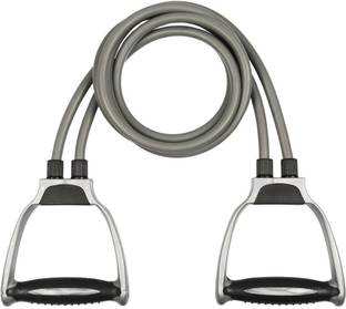 Skyfitness Double Resistance Tube Exercise Cords for Fitness Pilates Strength Training Resistance Tube