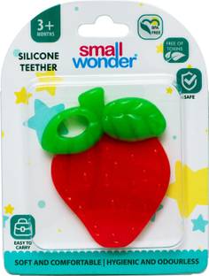 Small Wonder Strawberry Silicone Teether Set for Babies Teether