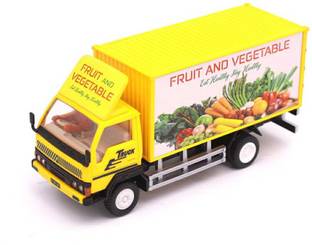 AR KIDS TOYS Centy Toys Pull Back Fruit and Vegetable Truck Vehicle Playset Truck Container