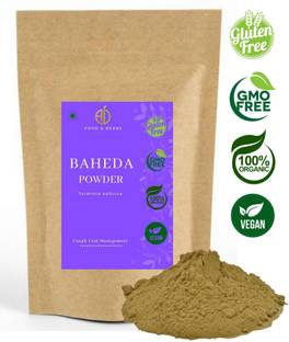 A D FOOD & HERBS ORGANIC BAHEDA/VIBHITAK/TERMINALIA BELLIRICA/BELERIC MYROBALAN POWDER( 250 GMS )
