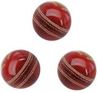 labh traders lb Gawin Laether Plain 20-20 Cricket Leather Ball (Pack of 3, Red) Cricket Leather Ball
