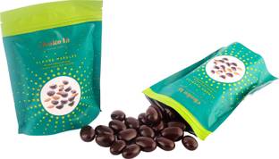 Choko La Marbles Chocolate Almond Chocolate Vegan Chocolate Dark Chocolate Coated Almond Pouch Brittles