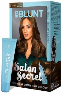 BBlunt High Shine Creme Hair Colour, Honey Light Golden Brown 5.32 , Honey Light Golden Brown 5.32, 100g