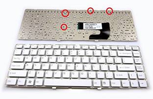 SellZone Laptop Keyboard For VGN NW VGN NW130J VGN NW26M White Internal Laptop-size Laptop Keyboard