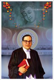 Baba Saheb Ambedkar Paper Poster Paper Print