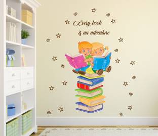 Wallzone 110 cm Kids Library Removable Sticker