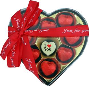 bspoke chocolates Beautiful heart Shaped Chocolates and I Love You Message Printed Chocolates Kept Inside Swanky Heart Shaped Chocolate Box Truffles