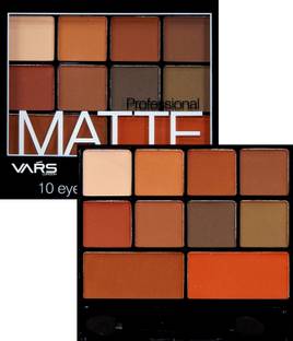 VARS LONDON 10 color matte combo eyeshadow palette 14.3 g