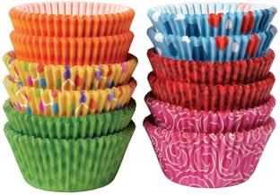 baker pardise Muffin Paper Cup Liners (10cm) Cup Cake Mould Pack of 100 Paper Cake Mould 100