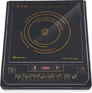 BAJAJ Popular Ultra 1400 W Induction Cooktop (Black) Induction Cooktop