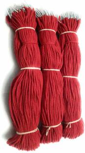 Offimart Red File Tags/File Laces (Thick,24 Inch,100 Pcs)