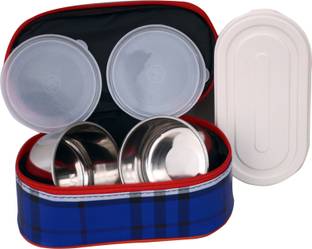 Rudra STUDENT LUNCH BOX 3 Containers Lunch Box