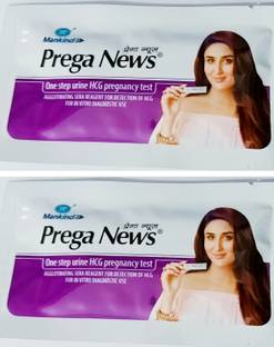 PREGANEWS Mankind Prega news combo of 2 Pregnancy Test Kit (2 Tests) Pregnancy Test Kit